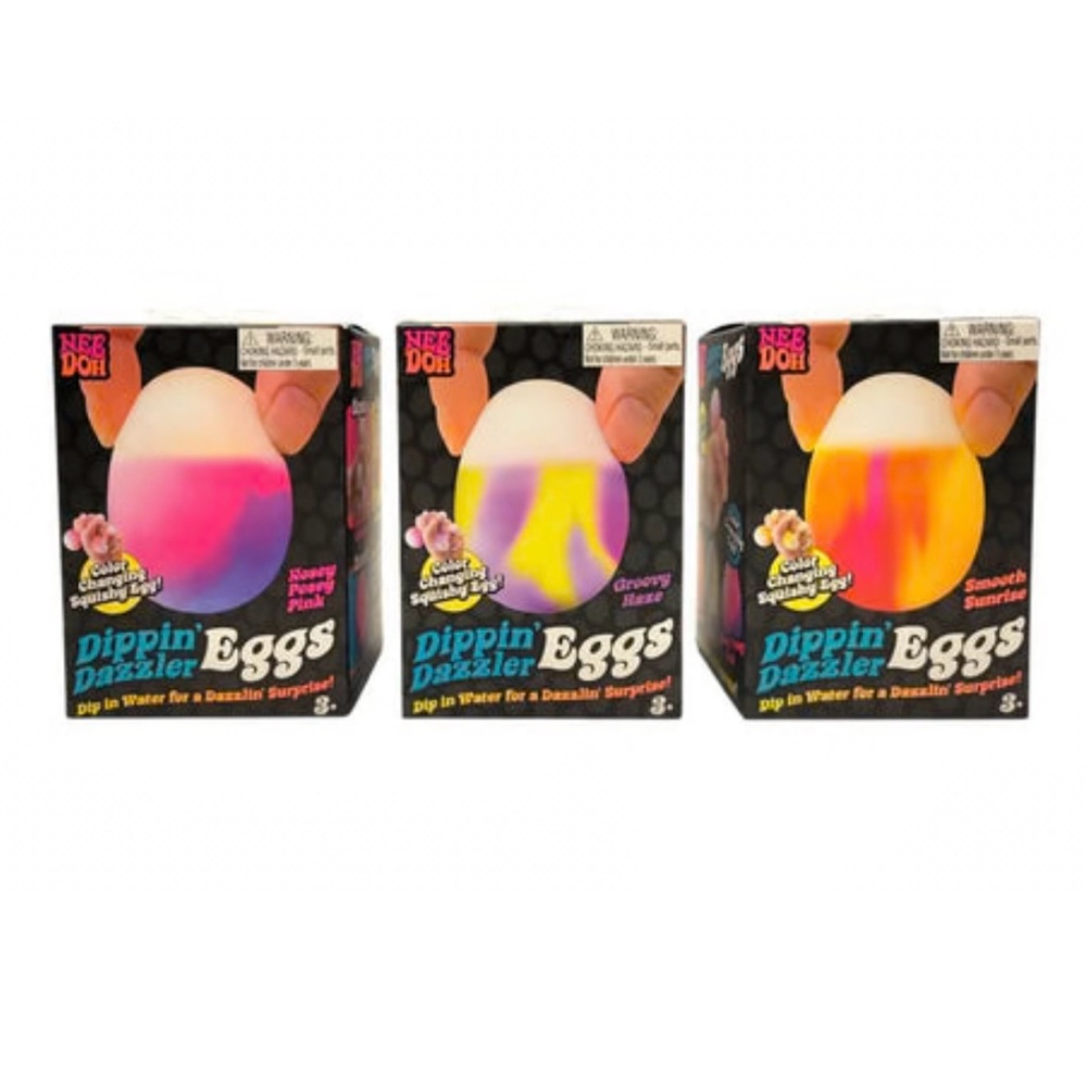 NeeDoh Dippin' Dazzler Eggs TikTok Viral!! Smooth Sunrise - Picture 7 of 7